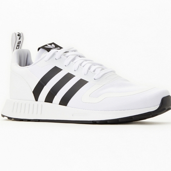Men's Adidas White & Black Multix Shoes - Picture 8 of 10